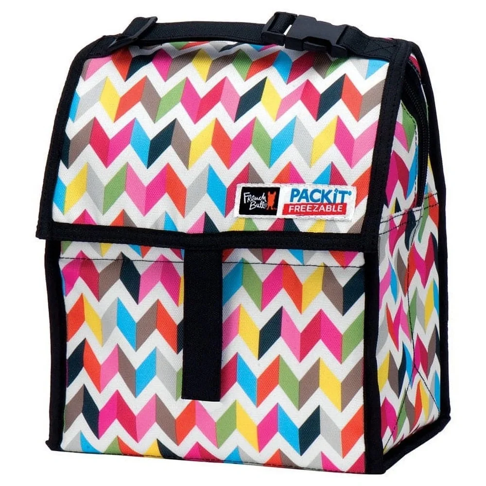 PackIt Freezable Chevron Lunch Bag